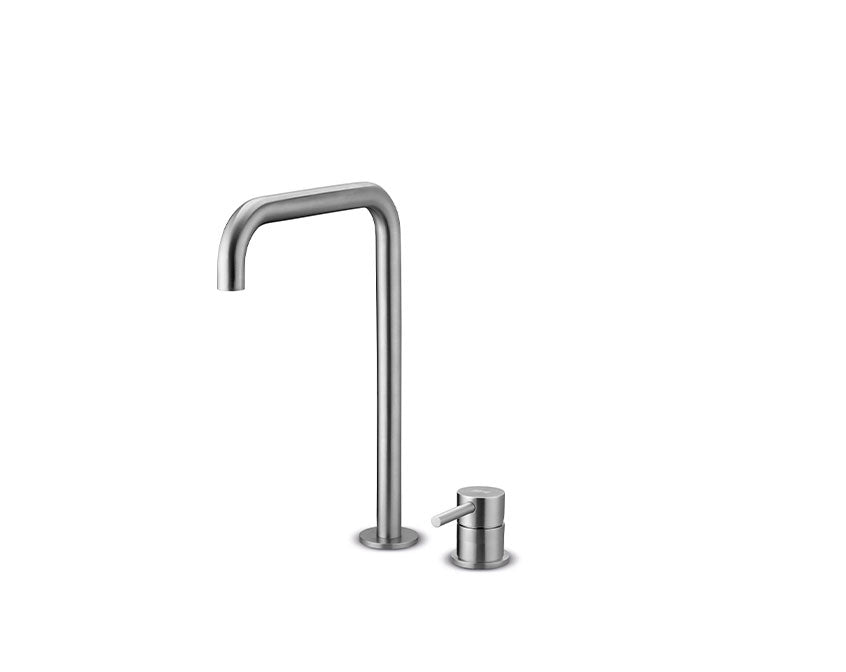 JEE-O slimline 2 gats wastafelkraan hoog (in 4 verschilende kleuren)