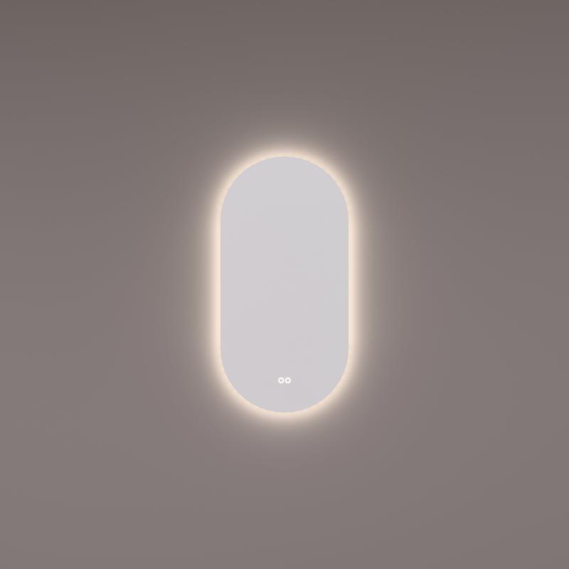 HIPP-Design - spiegel ovaal-recht met indirecte LED verlichting rondom SPV 14900