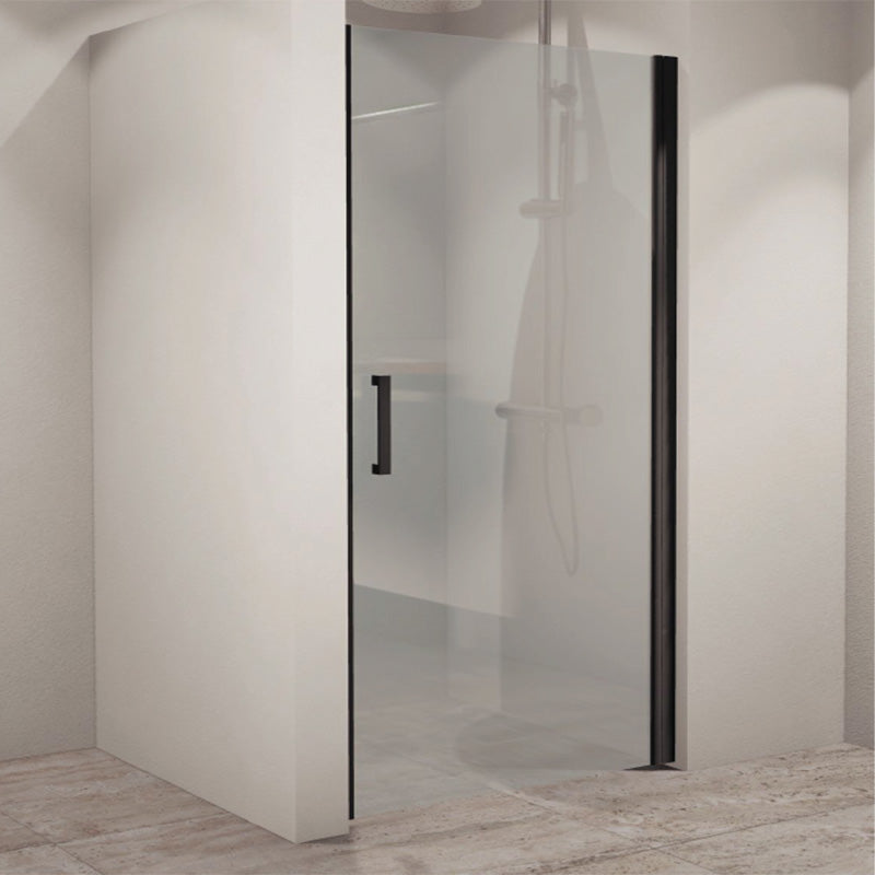 Black Edition nisdeur met profiel mat zwart