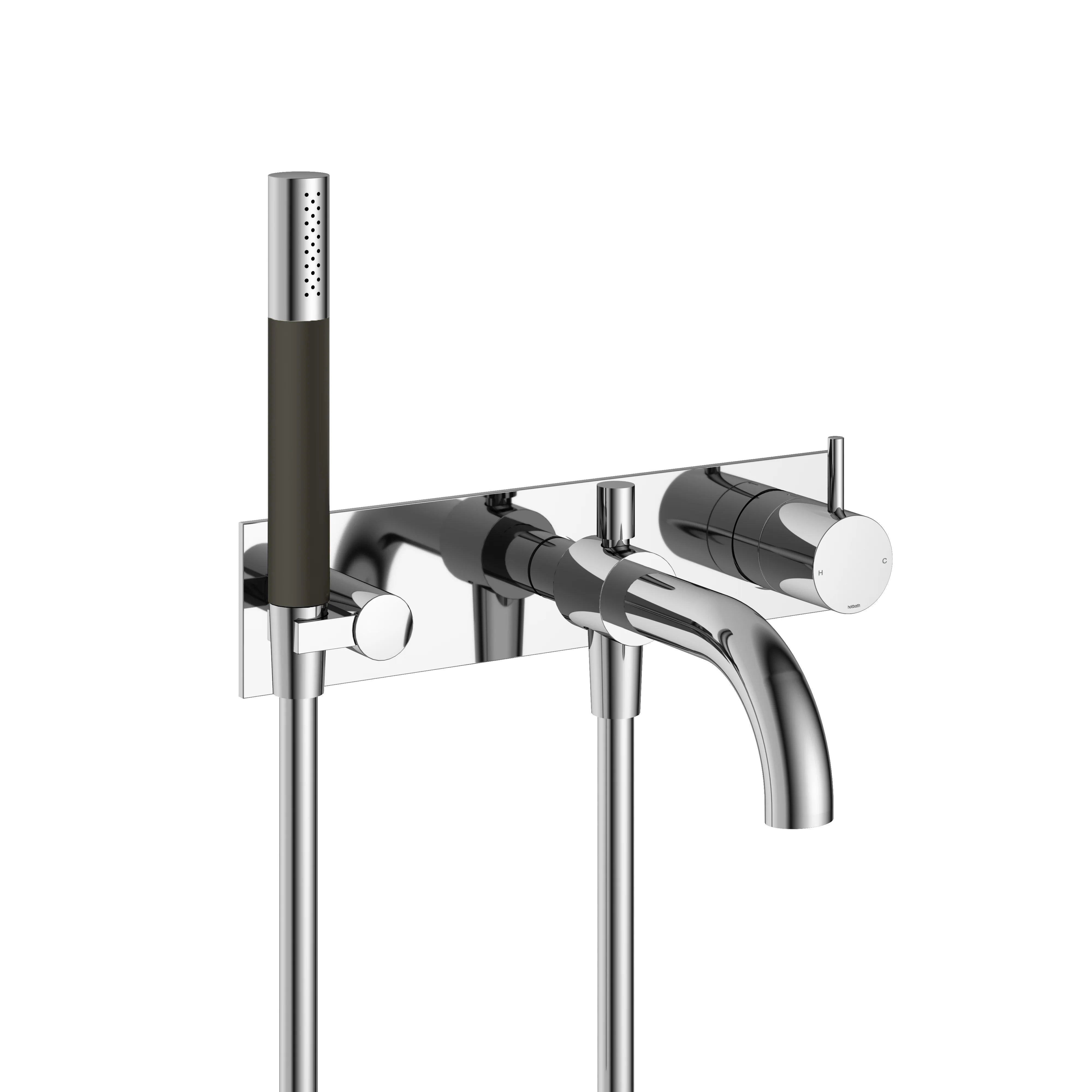 Hotbath Cobber CB026 inbouw badmengkraan met automatische omstelinrichting (13 verschillende kleuren)