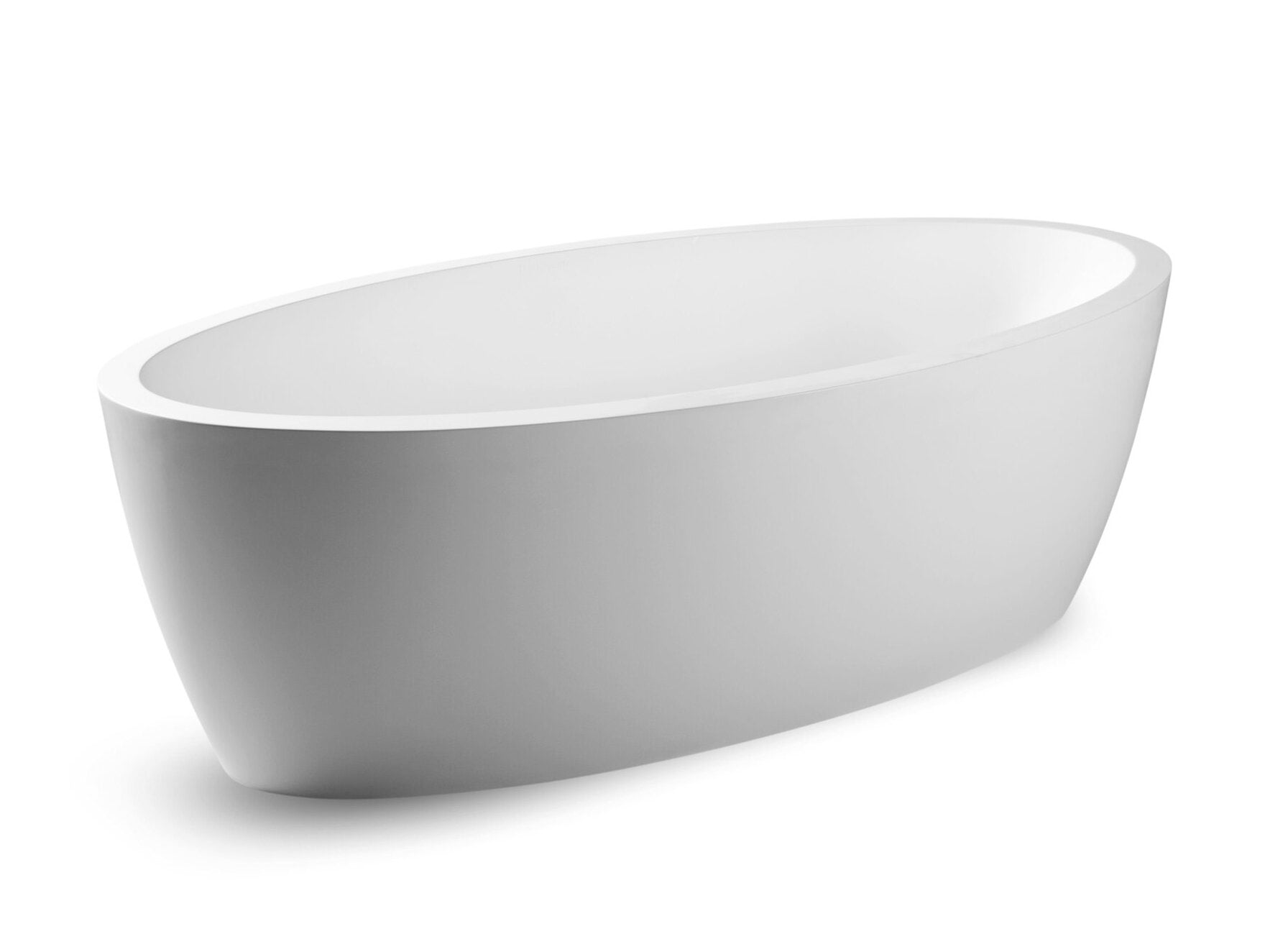 JEE-O Maya Vrijstaand bad van DADOquartz met geïntegreerde overloop Mat Wit 171x89x57cm
