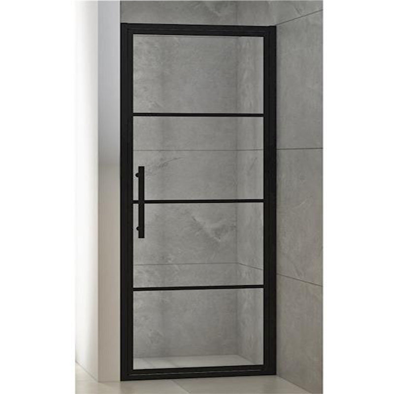 Black Edition nisdeur triple full framed glas met keramische zwarte lijnen