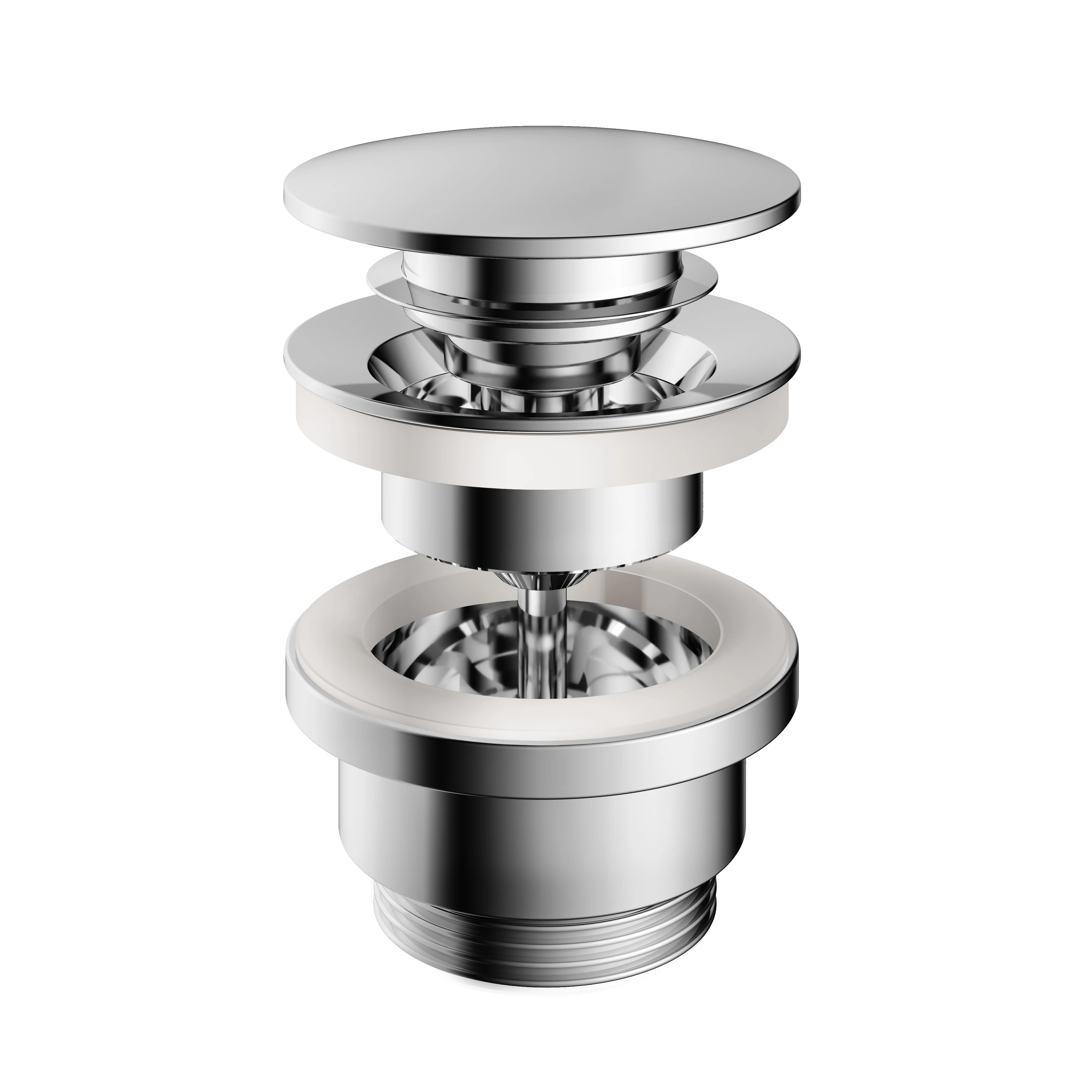 Hotbath Cobber P710 afsluitbare klikplug rond afvoerplug (15 verschillende kleuren)