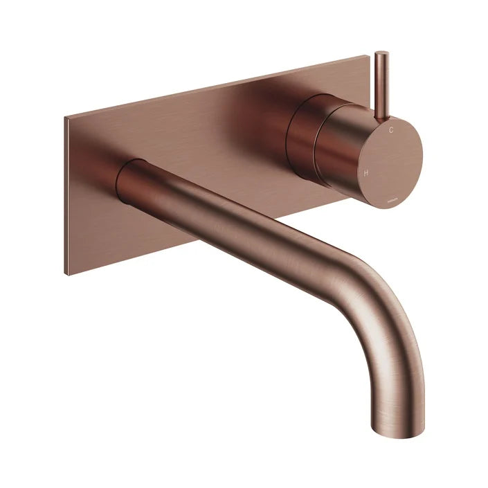 Hotbath Cobber CB006 inbouw wastafelkraan met achterplaat 18 of 25cm (13 verschillende kleuren)