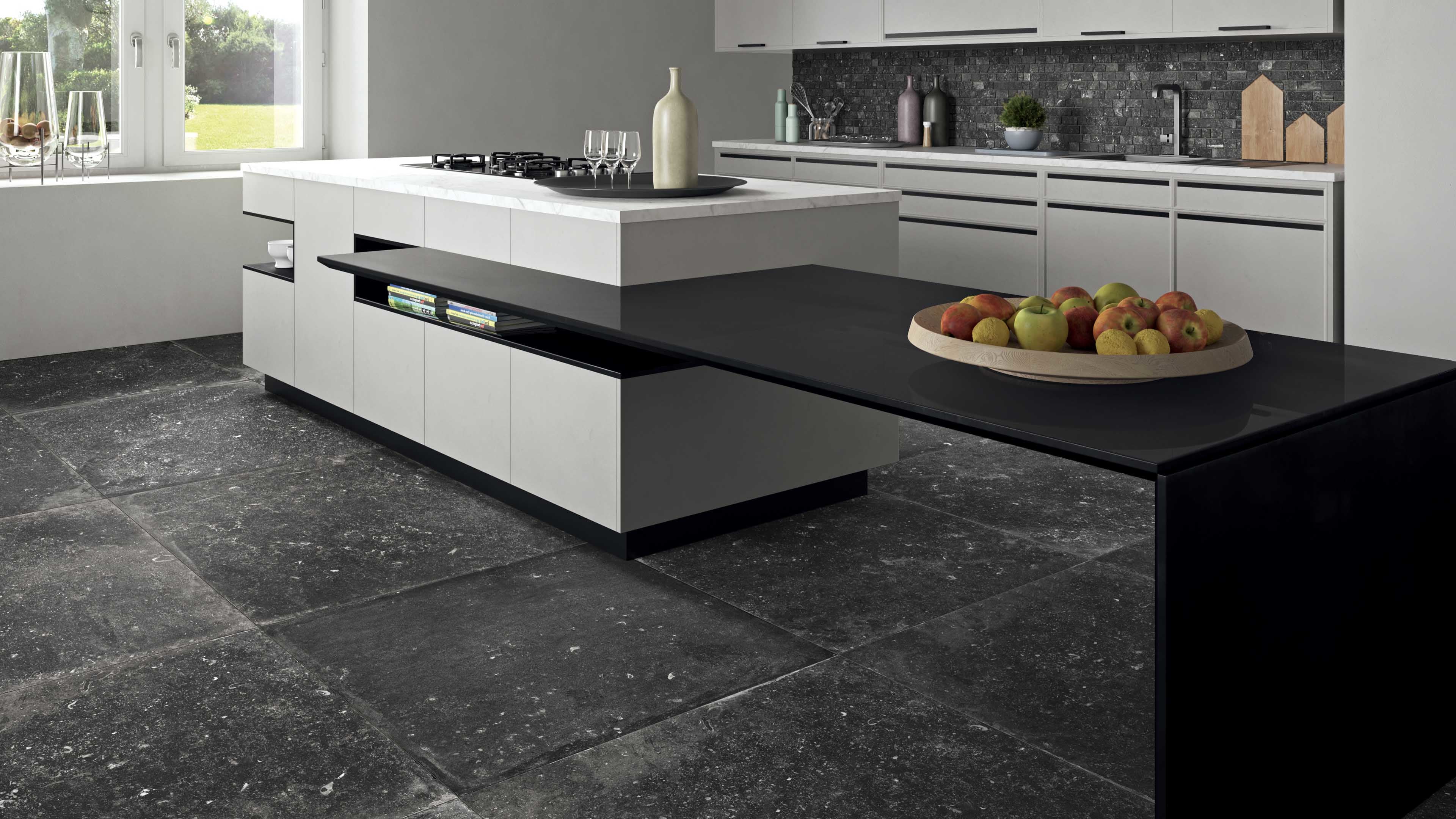 Douglas & Jones - Ambiance vloer- en wandtegel Dark Mat