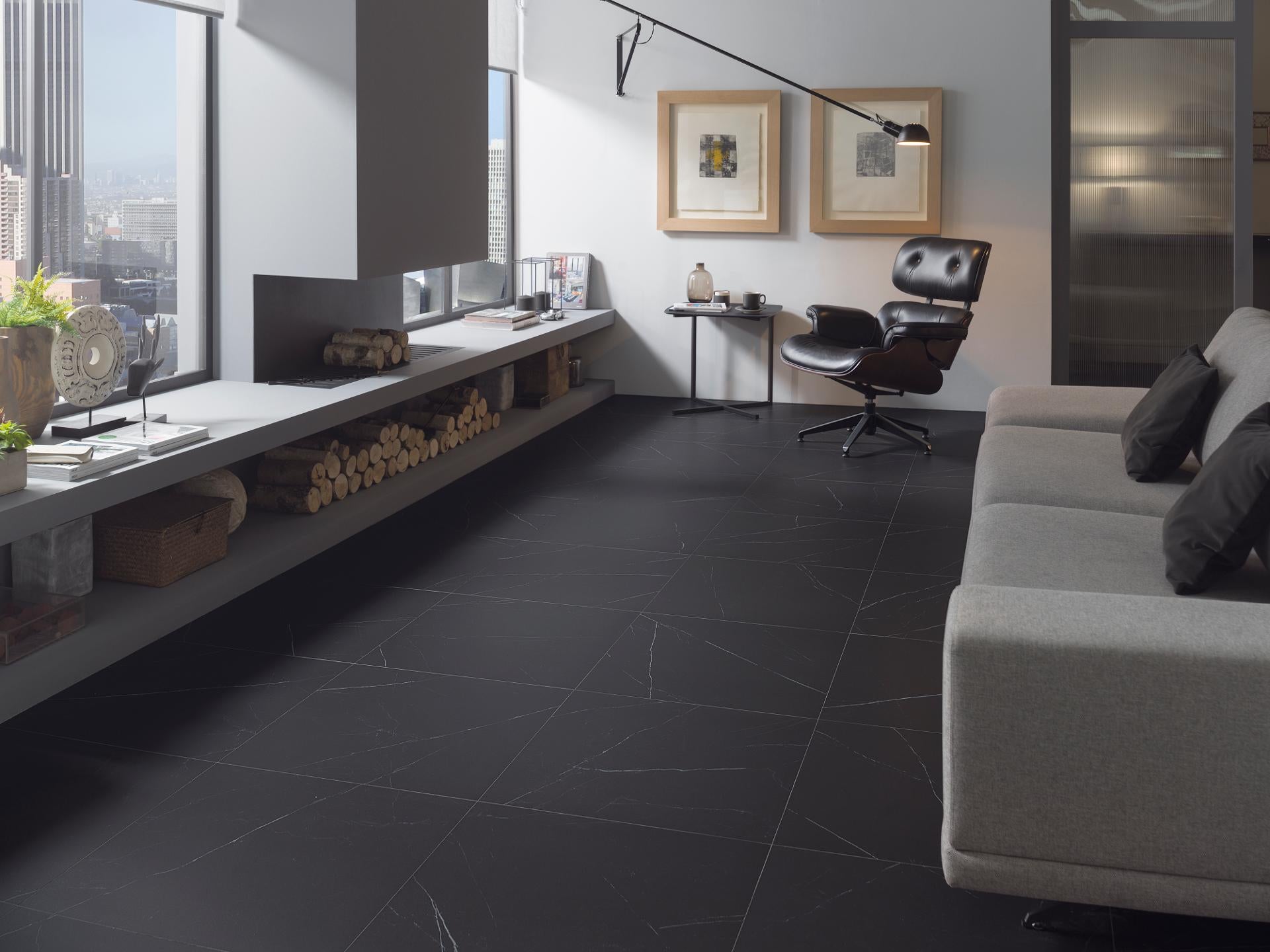 Porcelanosa - Liem Black Vloertegel