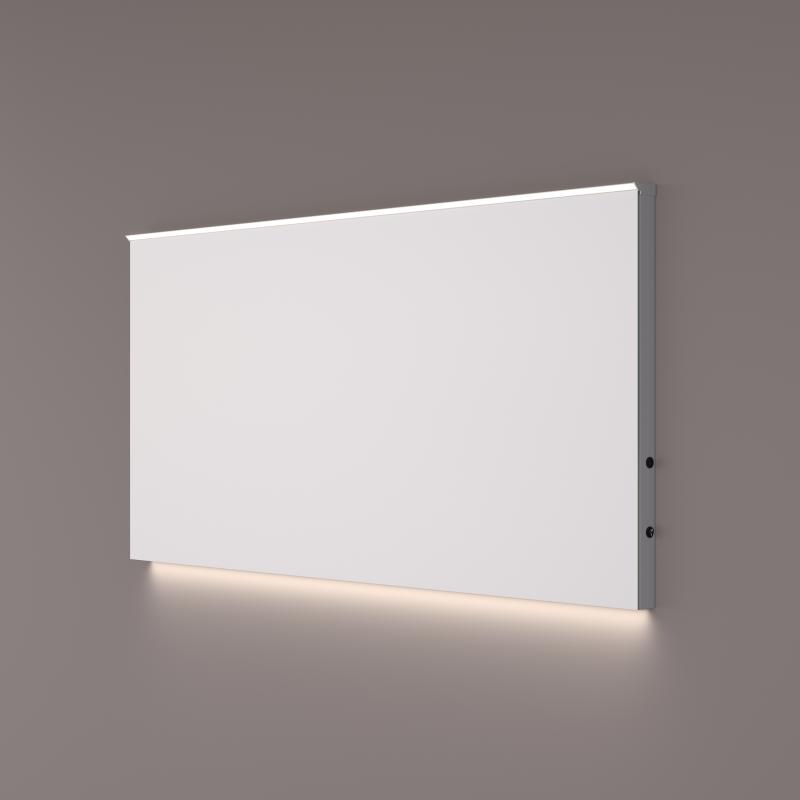 HIPP-Design spiegel met 45 graden LED strip boven en indirecte LED verlichting onder SPV 11000