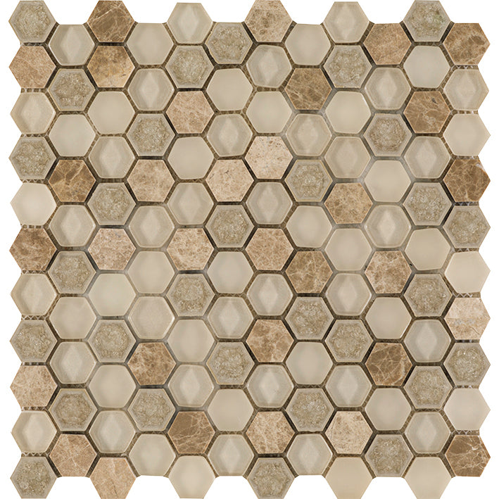 L'antic Colonial - Aura Hexagon Creams Mozaïek