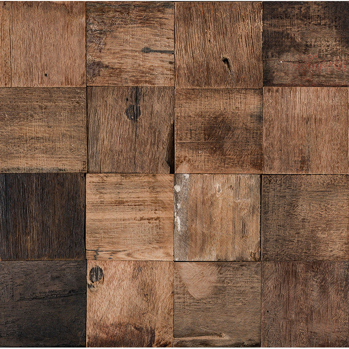 L'antic Colonial - Wood Square Aged Mozaïek