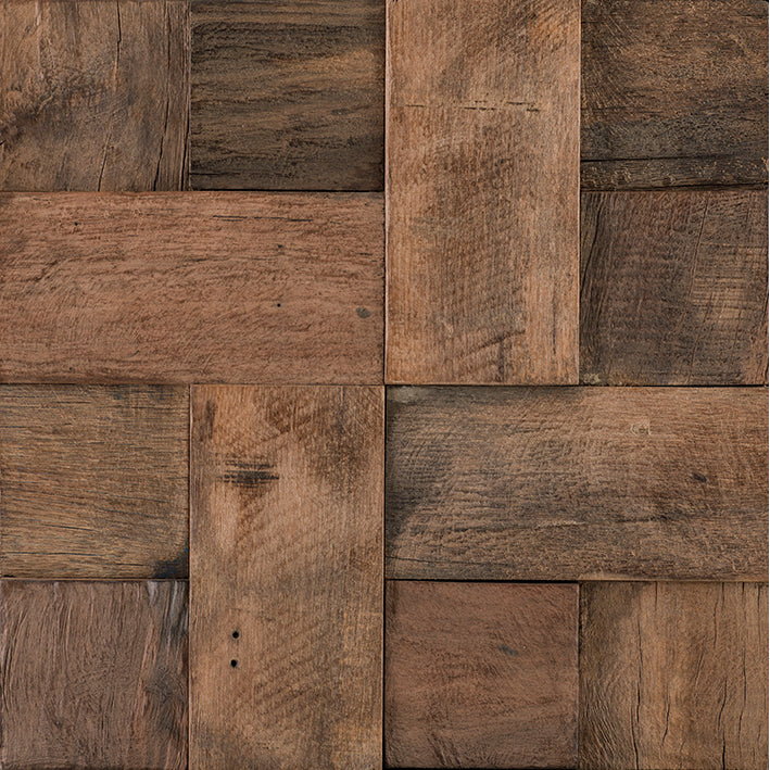 L'antic Colonial - Wood Square Aged 3D Mozaïek