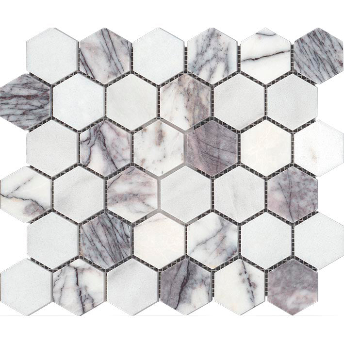 L'antic Colonial - Essential Hexagon Lilac Pulido Mozaïek