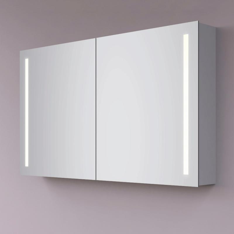 HIPP Design - Aluminium spiegelkast met verticale LED banen SPK 41000