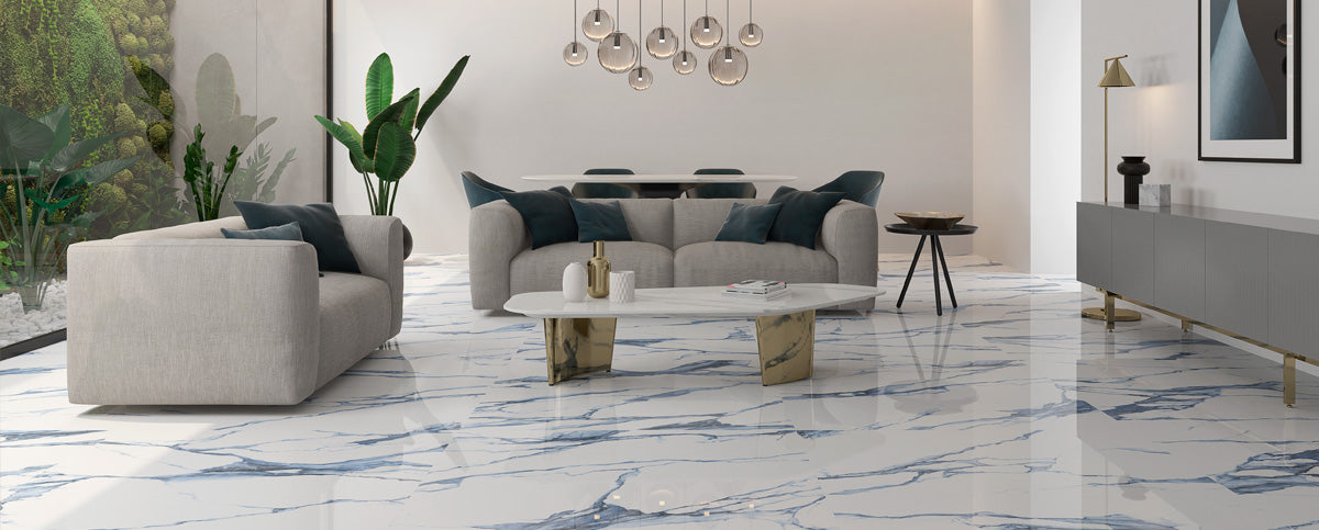 Prissmacer - Calacatta Blue