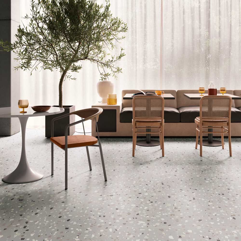 Sant' Agostino - Deconcrete De-medium Pearl Naturale 60x60 / 90x90 / 120x120