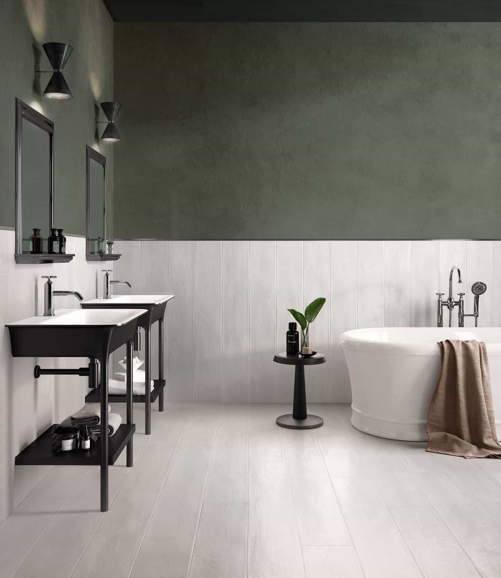 Sant' Agostino - Lakewood White Naturale 20x120