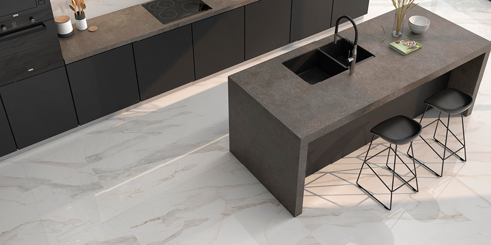 Douglas & Jones - Marbles vloer- en wandtegel Apulia Gold Glans