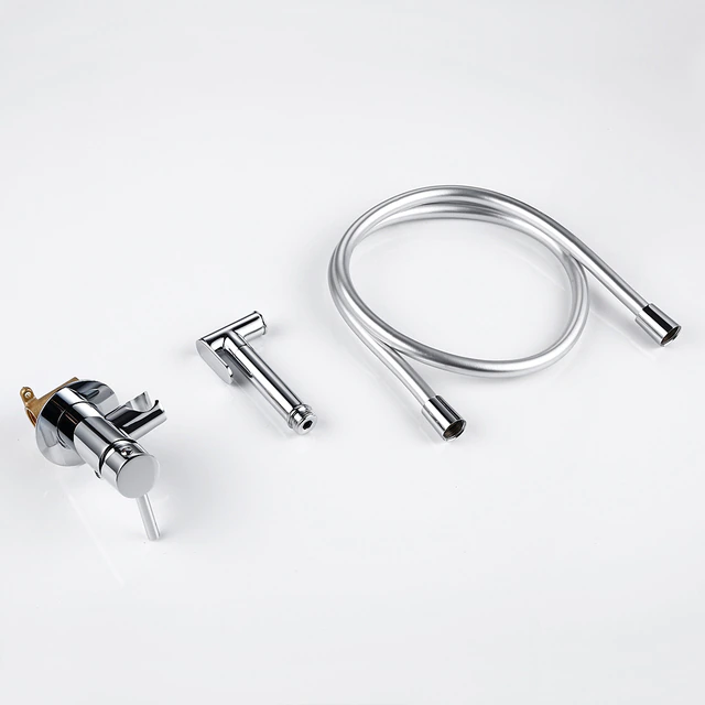 Bidet-handdouche koud/warm chroom