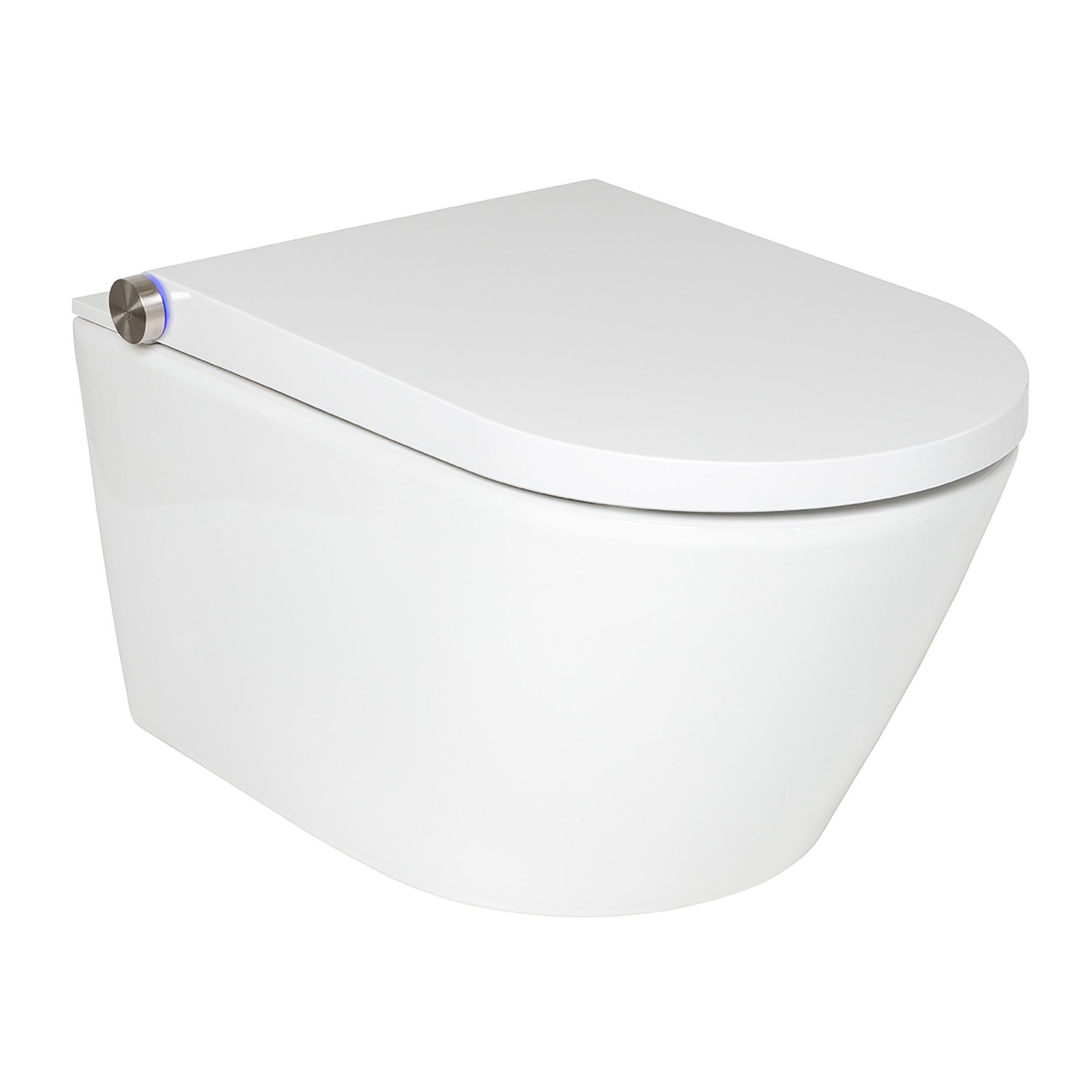 Douche WC RapoWash Luxe 2.0 met Bidetspoeler en Afstandsbediening Wit