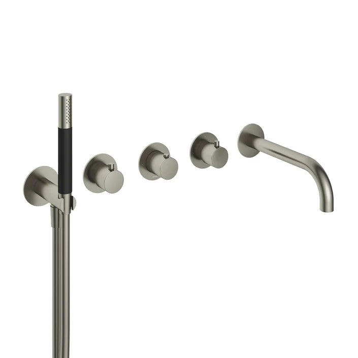 Hotbath Cobber CB7072 Inbouw bad thermostaat met 2 stopkranen met uitloop (13 verschillende kleuren)