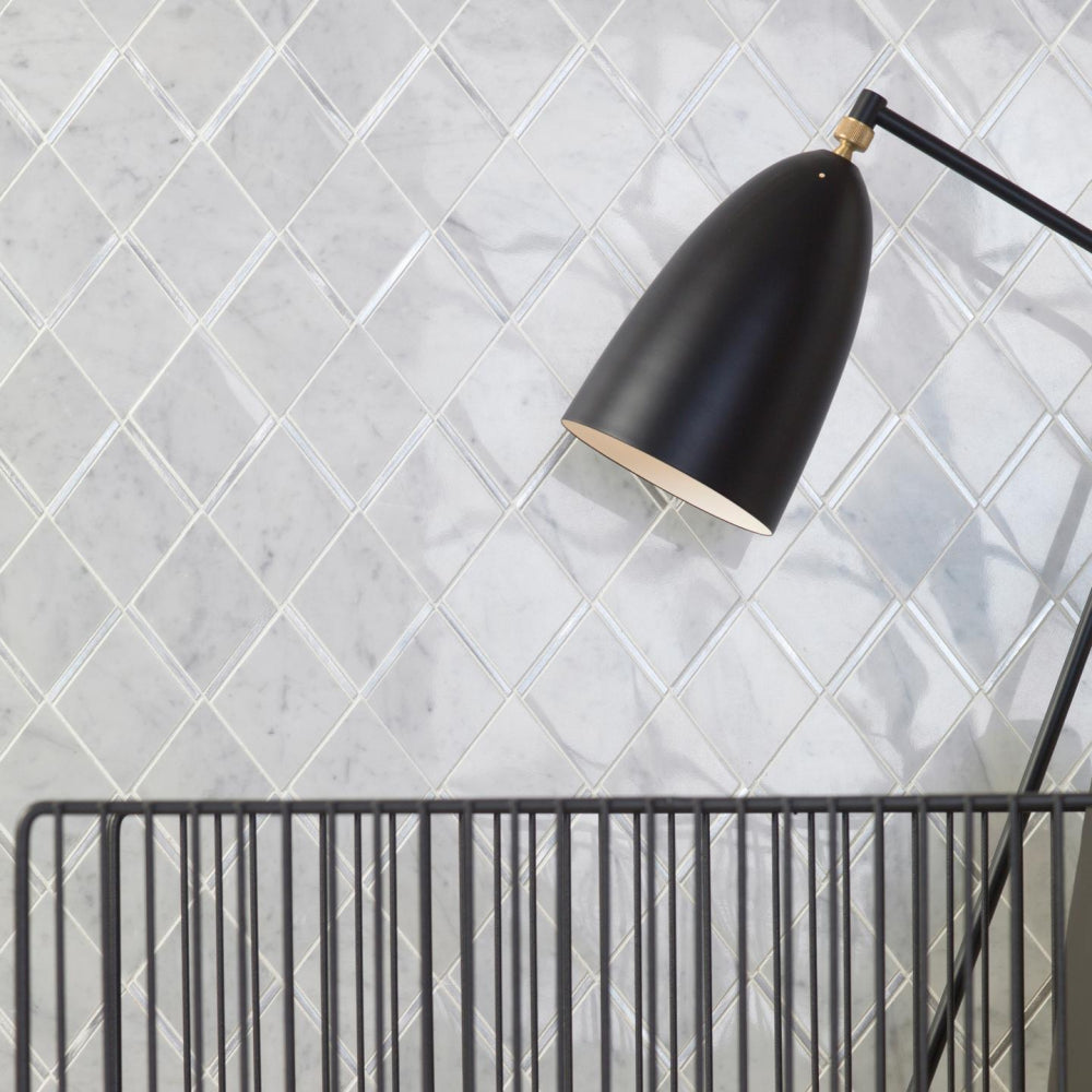 L'antic Colonial - Victorian Rhombus Carrara Aluminium Mozaïek