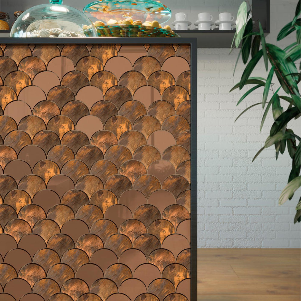 L'antic Colonial - Drop Copper Brushed Mozaïek