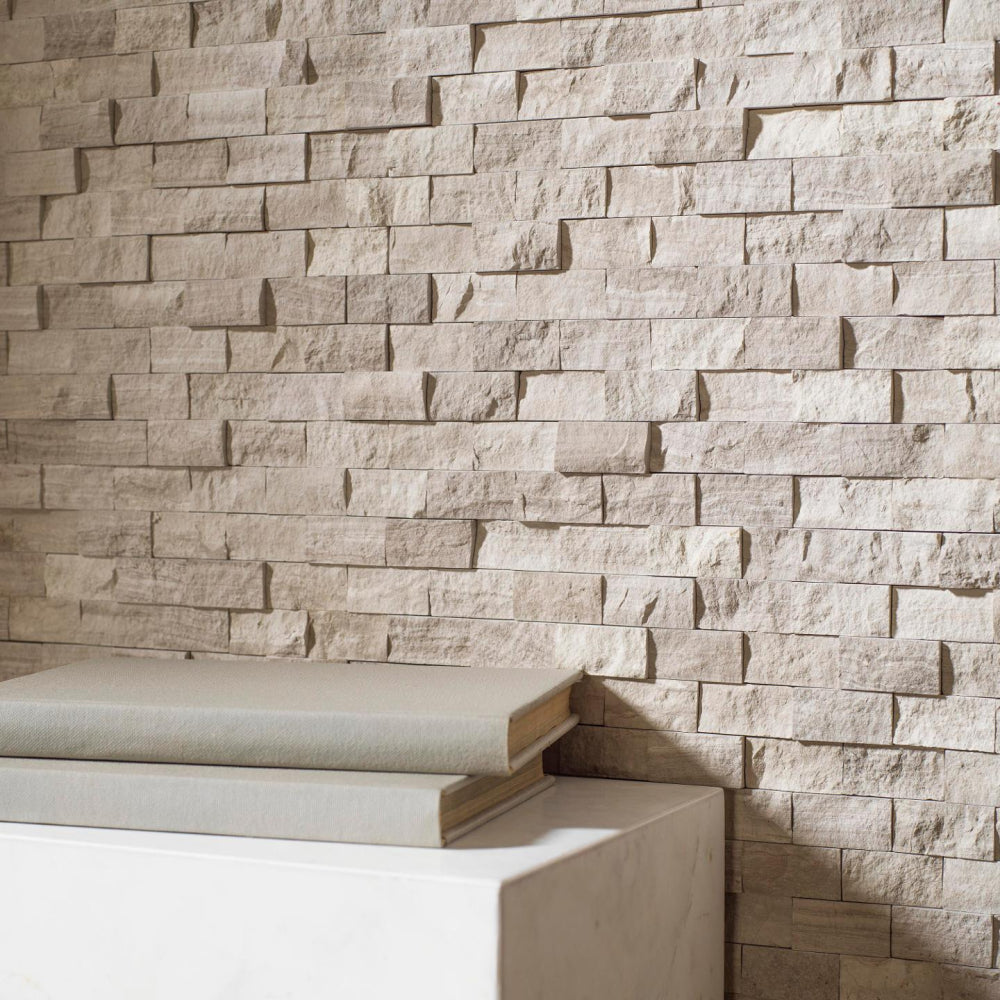 L'antic Colonial - Elite Brick Silver Wood Mozaïek