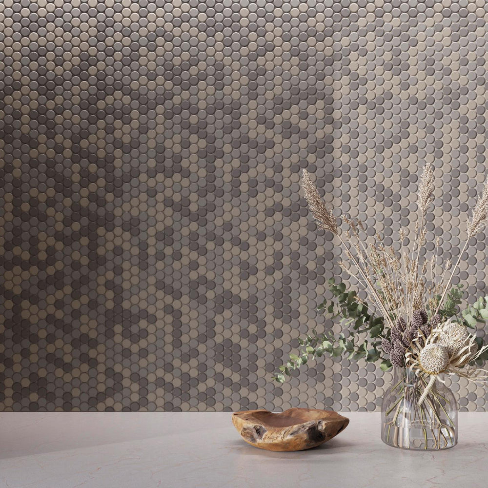 L'antic Colonial - Glaze Dots Greys Mat Mozaïek