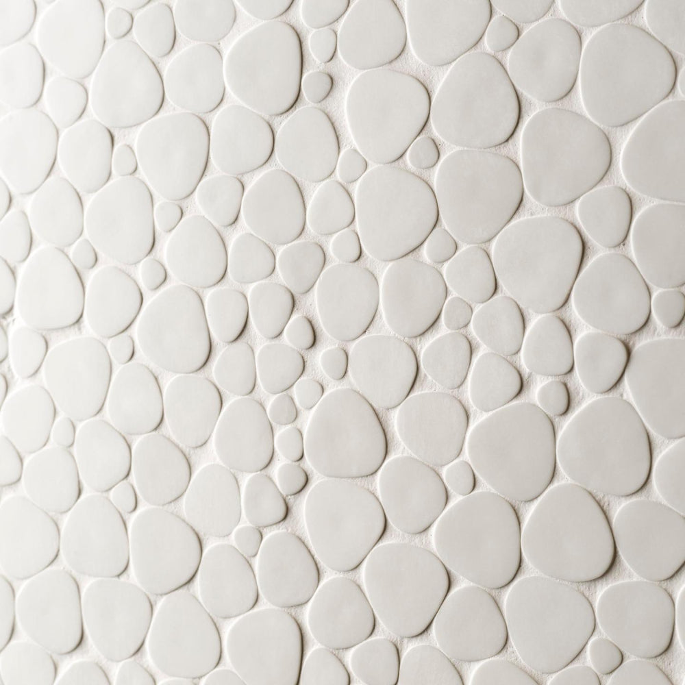 L'antic Colonial - Glaze Pebbles White Mozaïek