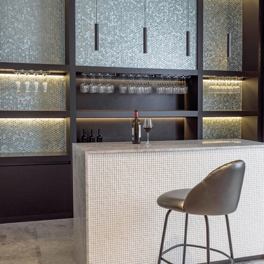 L'antic Colonial - Gravity Aluminium Sides Aquamarine Mozaïek